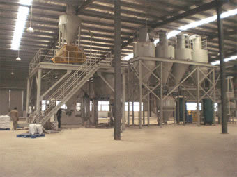 耐火材料生產線|建材生產線|耐火材料生產線設備|干粉砂漿生產線|上海康利干粉砂漿生產線設備專業(yè)設計制造